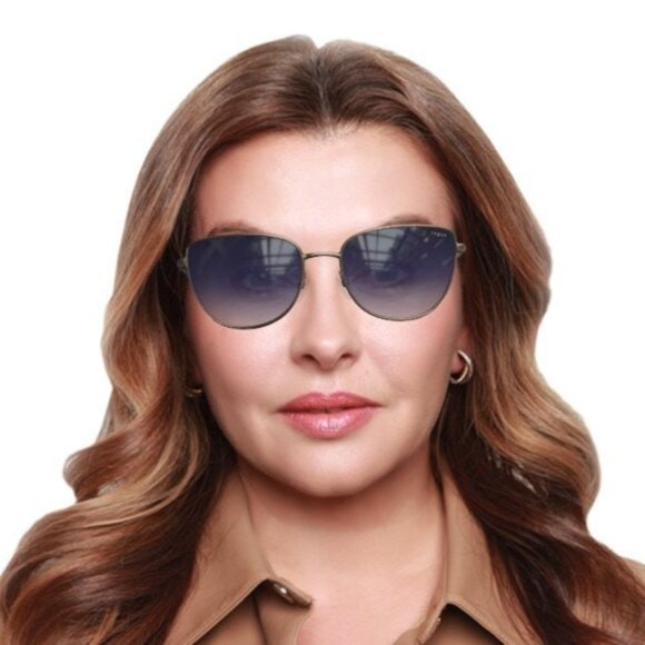 Vogue Women Sunglasses Silver Blue Grey Grad Butterfly VO4233S 323/V154 NEW main image 4
